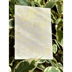 ЗОЛОТОЙ ФОЛЬГИРОВАННЫЙ...