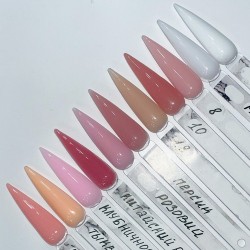 18 мл-банку повна під кришку гелю для Нарощування № 5 Полуничне морозиво-Strawberry ice cream ___AOP3912(533)